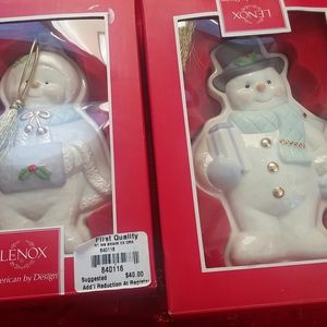 Lenox cookie cutter ornaments